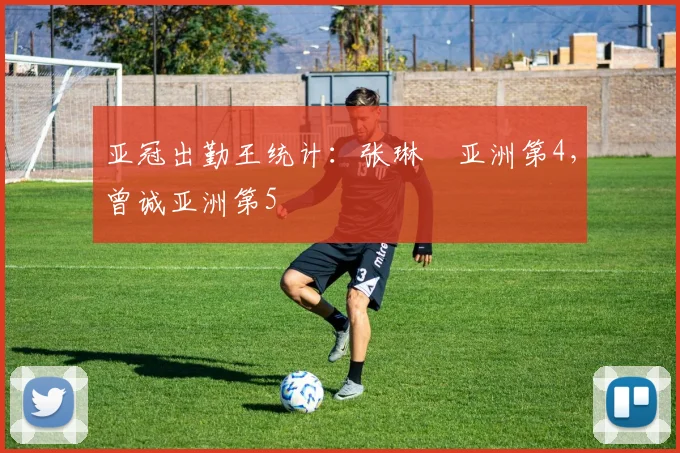 亚冠出勤王统计：张琳芃亚洲第4，曾诚亚洲第5
