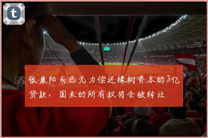 张康阳或已无力偿还橡树资本的3亿贷款，国米的所有权将会被转让